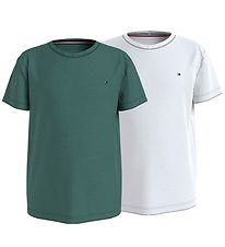 Tommy Hilfiger T-Shirt - 2-Pak - White/ Frosted Green½
