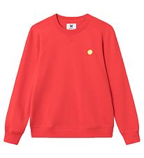 Wood Wood Sweatshirt - Tye - Apple Red