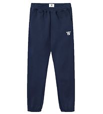 Wood Wood Sweatpants - Cal AA - Navy