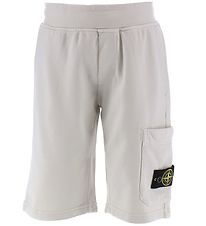 Stone Island Sweatshorts - Pearl Grey