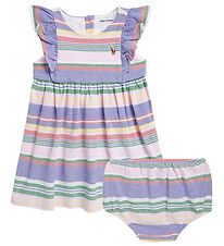 Polo Ralph Lauren Kjole m. Bloomers - Baby Classics I - Lyseblå/