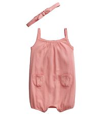 Polo Ralph Lauren Sommerdragt - Baby Classics I - Rosa m. Hulmn