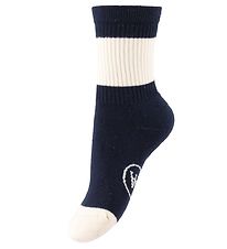 Wood Wood Strmper - Jis Contrast  - Navy