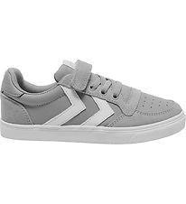 Hummel Sko - Slimmer Stadil Leather Low Jr. - Alloy