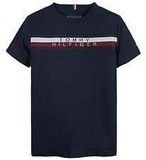 Tommy Hilfiger T-shirt - Global Stripe Tee - Desert Sky