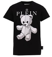 Philipp Plein T-shirt - Sort/Hvid m. Bamse