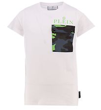 Philipp Plein T-shirt - Hvid m. Lomme