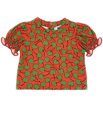 Moschino T-shirt - Rød/Grøn m. Bær