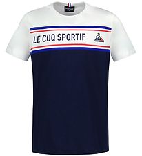 Le Coq Sportif T-shirt - TRI - Mørke Blå/Hvid