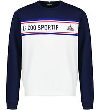 Le Coq Sportif Sweatshirt - TRI Crew Sweat - Hvid