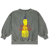 Bobo Choses Sweatshirt - Yellow Squid - Grå