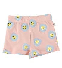 Stella McCartney Kids Sweatshorts - Rosa/Lysebl m. Blomster