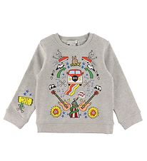 Stella McCartney Kids Sweatshirt - Gråmeleret m. Print