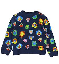 Stella McCartney Kids Sweatshirt - Navy m. Aber