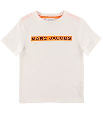 Little Marc Jacobs T-shirt - Hvid m. Orange