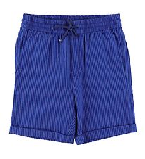 Danef Shorts - Danalfred Searsucker - Deep Marine/Klein Blue