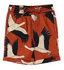 Danef Shorts - Danalfred Poplin - Rust