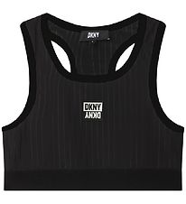 DKNY Top - Sort m. Striber