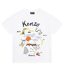 Kenzo T-shirt - Hvid m. Print