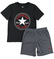 Converse Shortssæt - T-shirt/Shorts - Dark Gray