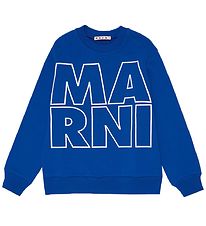 Marni Sweatshirt - Bl m. Hvid