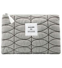 Meraki Toilettaske - Mentha - Light Grey/Army Green