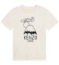 Kenzo T-shirt - Cream m. Print