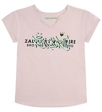 Zadig & Voltaire T-shirt - Lilac m. Grøn