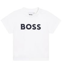 BOSS T-shirt - Hvid m. Navy