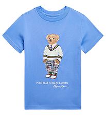 Polo Ralph Lauren T-shirt - Watch Hill - Blå m. Bamse