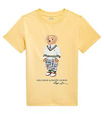 Polo Ralph Lauren T-shirt - Watch Hill - Gul m. Bamse