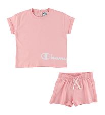 Champion Sæt - T-shirt/Shorts - Pink