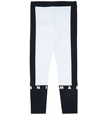 Marni Leggings - Hvid m. Sort