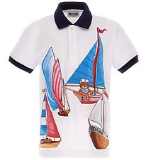 Moschino Polo - Hvid m. Sejlbde