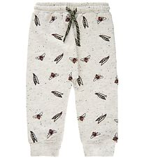 Soft Gallery Sweatpants - SgMeo - Bees And Peas - Light Grey
