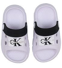 Calvin Klein Sandaler - Comfy - White/Black