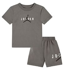 Jordan T-shirt/Sweatshorts - Smoke Grey