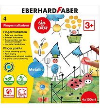 Eberhard Faber Fingermaling- Metallic - 4 stk. - 100 ml.