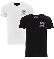 Versace T-shirt - 2-pak - Topeka - Sort/Hvid