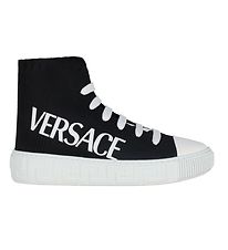 Versace Støvler - La Greca Hightop - Sort m. Logo