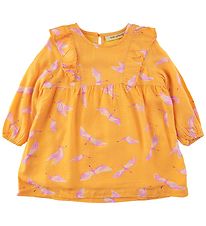 Soft Gallery Kjole - SgEleanor - Cranes - Amber Yellow