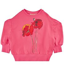 Soft Gallery Sweatshirt - 3/4 ærmer - SgGeneva - Camelia Rose Soft Gallery Sweatshirt - 3/4 ærmer - SgGeneva - Camelia Rose