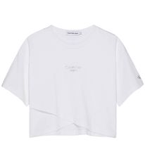 Calvin Klein T-shirt - Stack Logo Overlap - Bright White