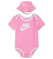 Nike Bodysæt - Bøllehat/Body K/Æ - Pink