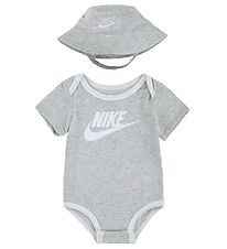 Nike Bodysæt - Bøllehat/Body K/Æ - Grey Heather