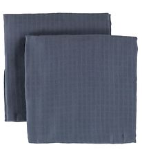 Msli Babysvb - 120x120 - 2-pak - Muslin - Indigo