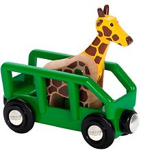 BRIO Legetøj - Giraf og Vogn