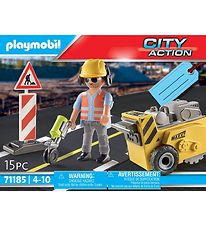 Playmobil City Action - Byggearbejder med kantfrser - 71185 - 1