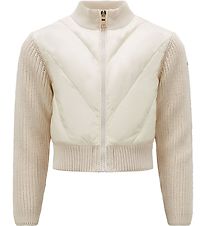 Moncler Cardigan - Strik/Dun  - Off White