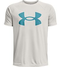 Under Armour T-shirt - Tech Big Logo - Gray Mist